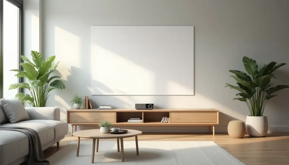 Tips zur Einrichtung eines Kurzdistanz Beamers auf einem Regal